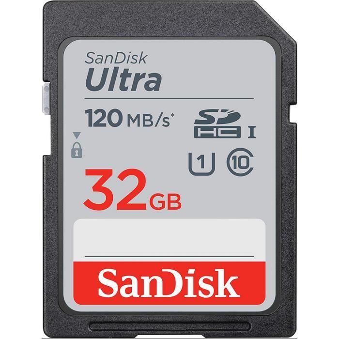 Scheda di memoria SanDisk SDHC ULTRA 32GB 120MB/s