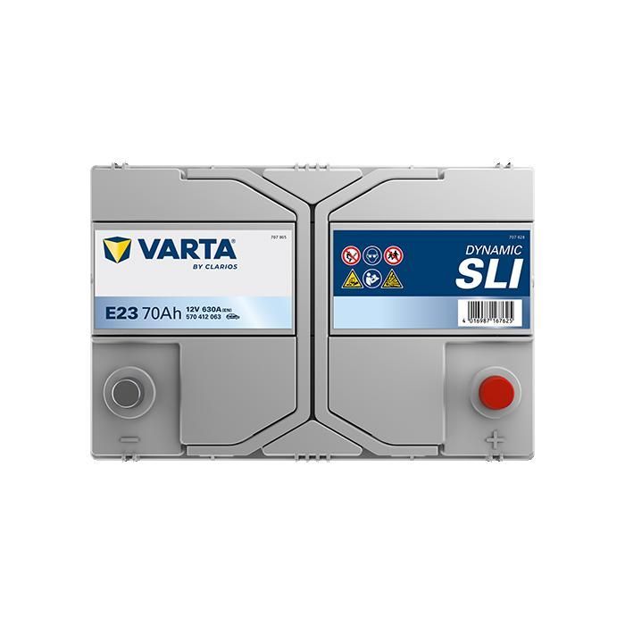 Batería de arranque Varta Blue Dynamic M10 E23 de 12 V y 70 Ah / 630 A