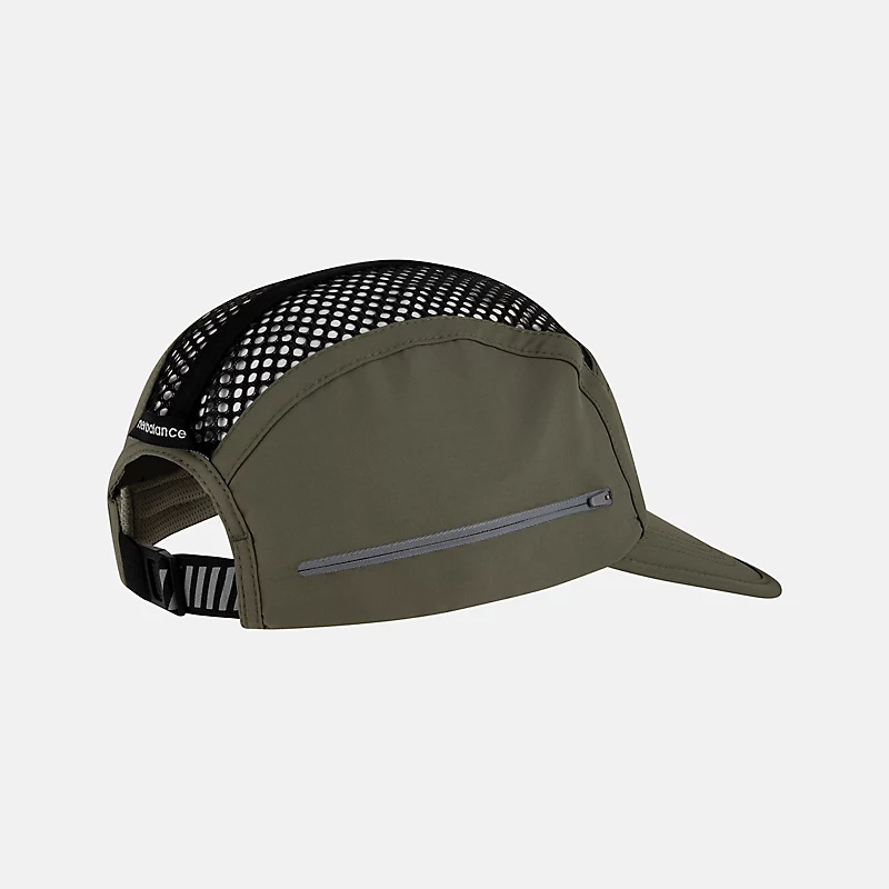 Czapka unisex do biegania Stash – DARK OLIVINE