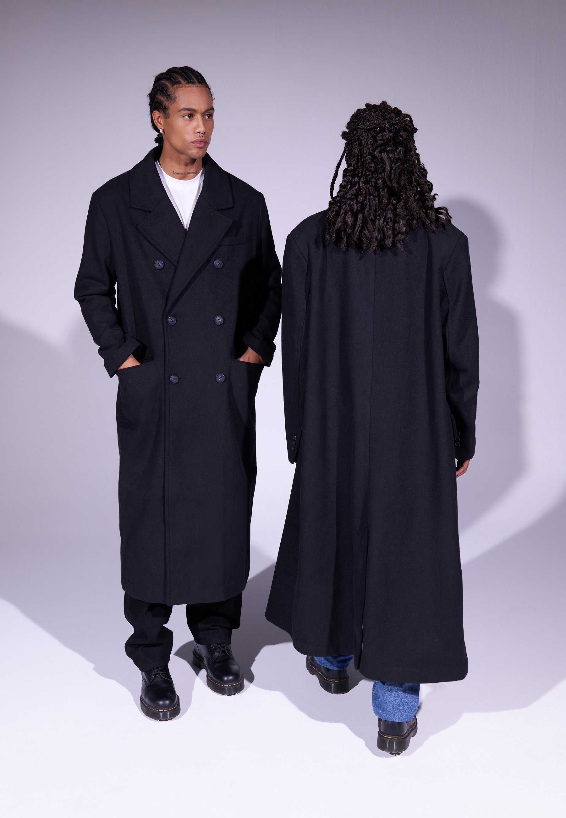 YOURTURN UNISEX - Klassieke jas - zwart