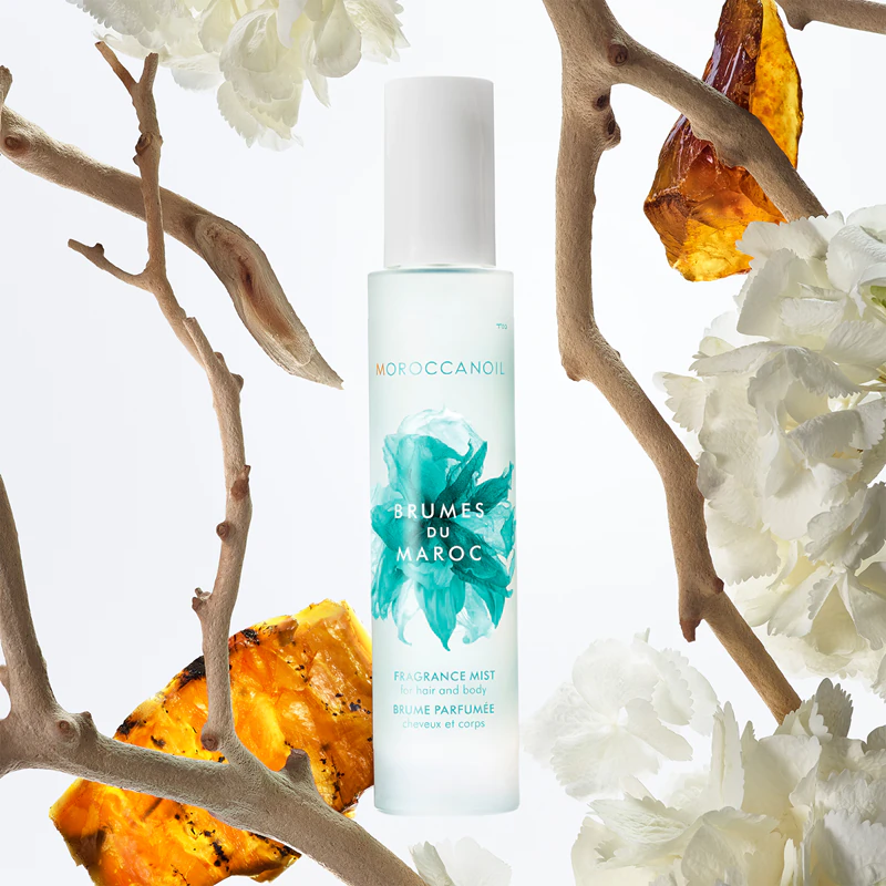 Moroccanoil Brumes Du Maroc Fragrance Mist, een geparfumeerde body- en haarspray.