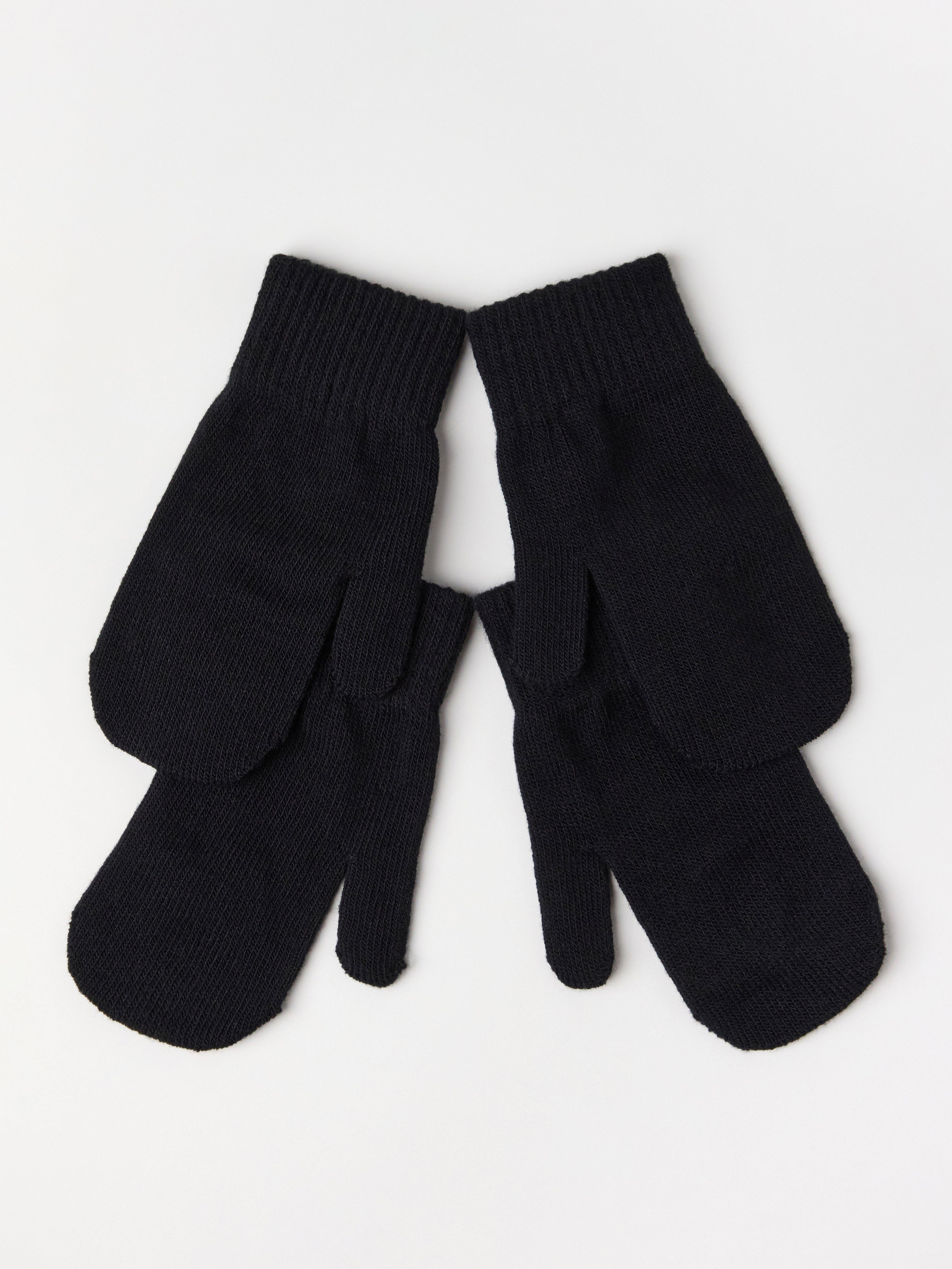 2-pack magiska vantar Black