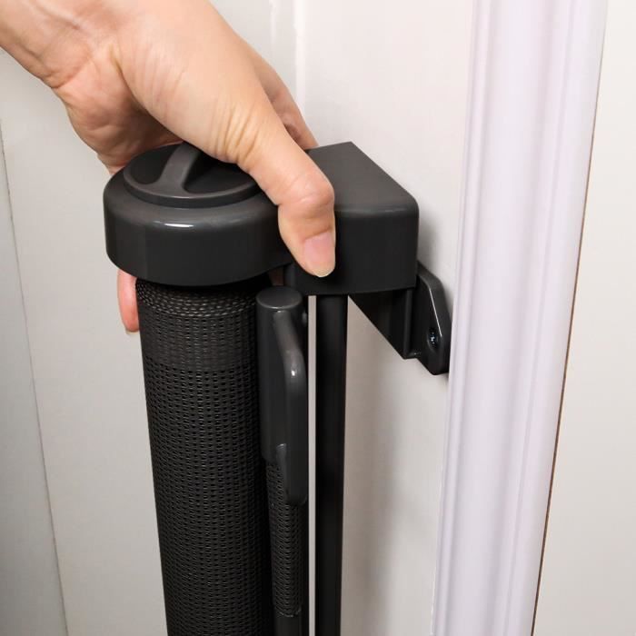 Barrera de seguridad retráctil de ABS - Negra - YIPEEMA - 150*86 cm - Bebé - Unisex