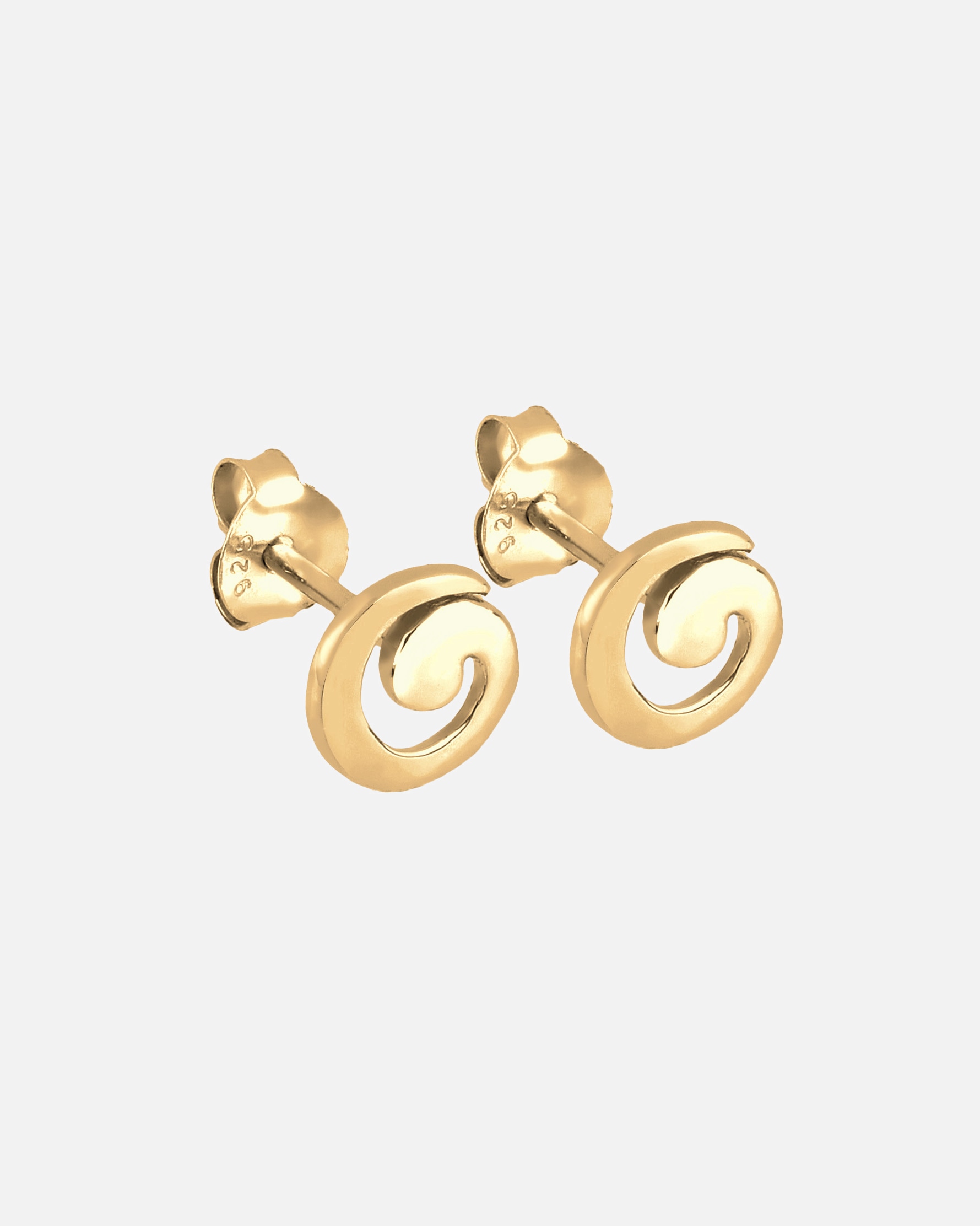 Elli Femmes Clous d'oreilles Spirale Géo Basique Ludique en Argent Sterling 925
