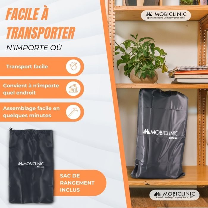 Banheira inflável Mobiclinic 350L para recuperação muscular, com tampa, 80x80x70cm, para gelo e água quente, estilo ártico.