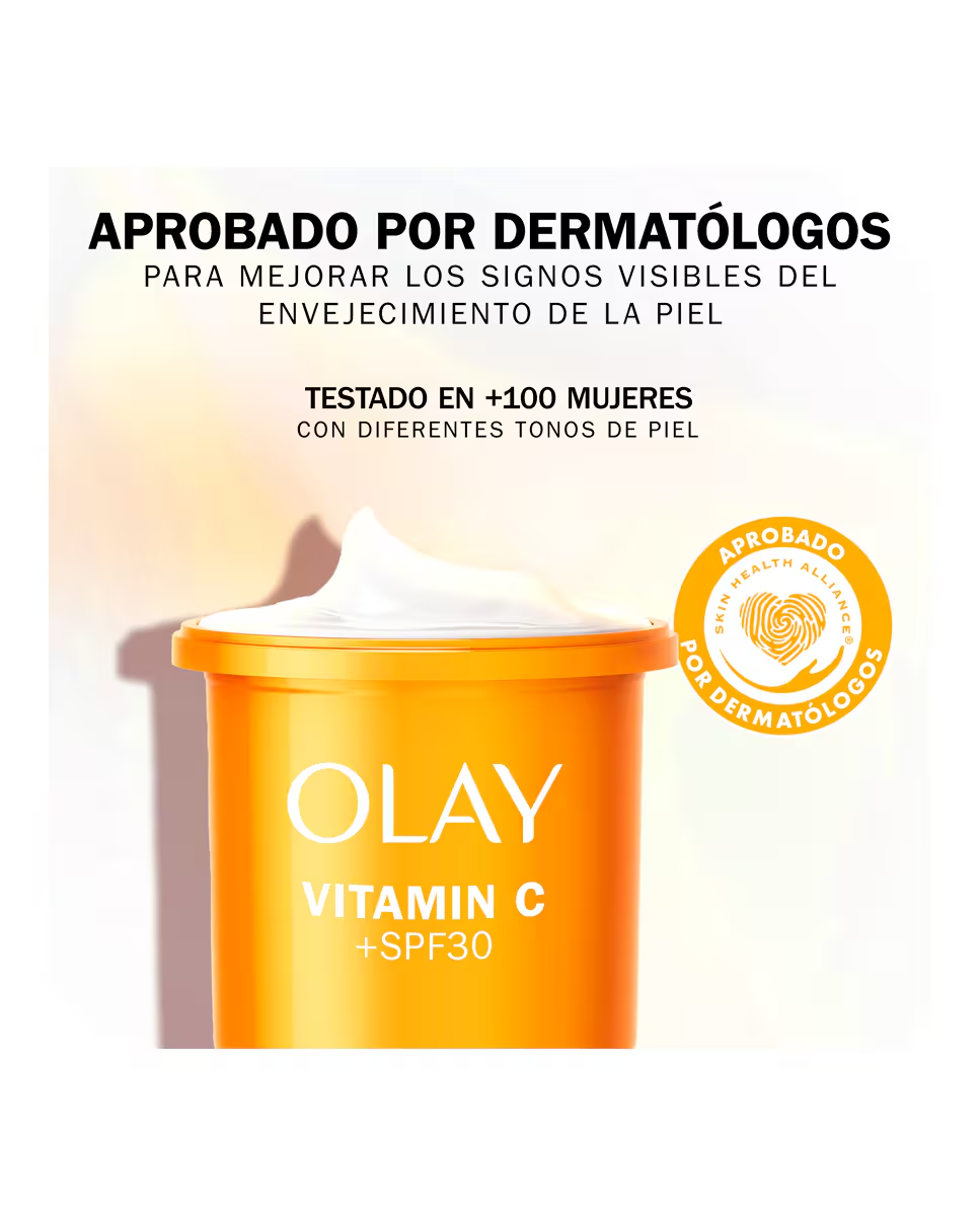 Hydratačný denný krém s vitamínom C s SPF 30 Hydratačné krémy na tvár