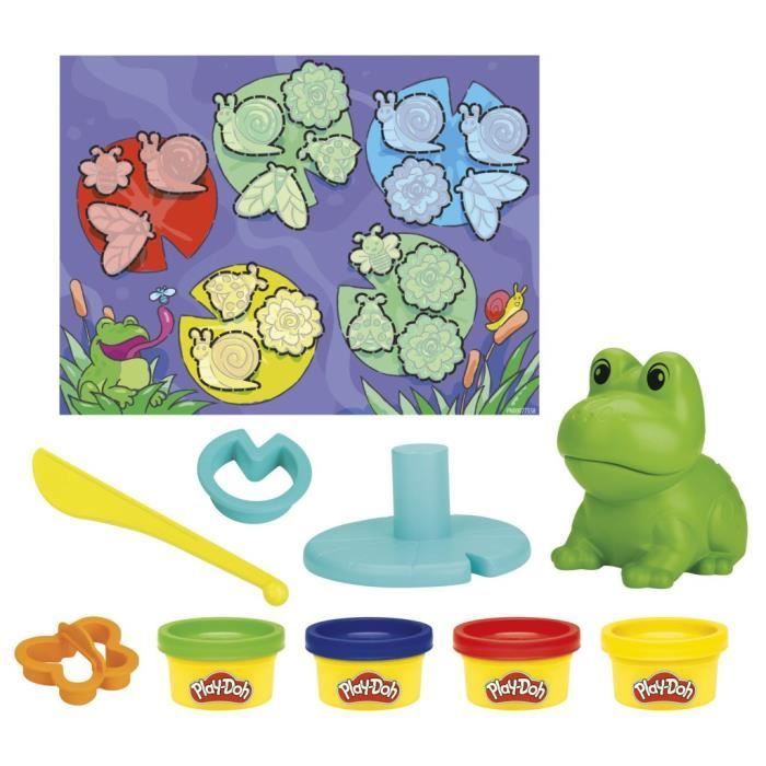 Play-Doh La grenouille des couleurs, Pâte à modeler, Jouet créatif pour enfant de 3 ans et plus