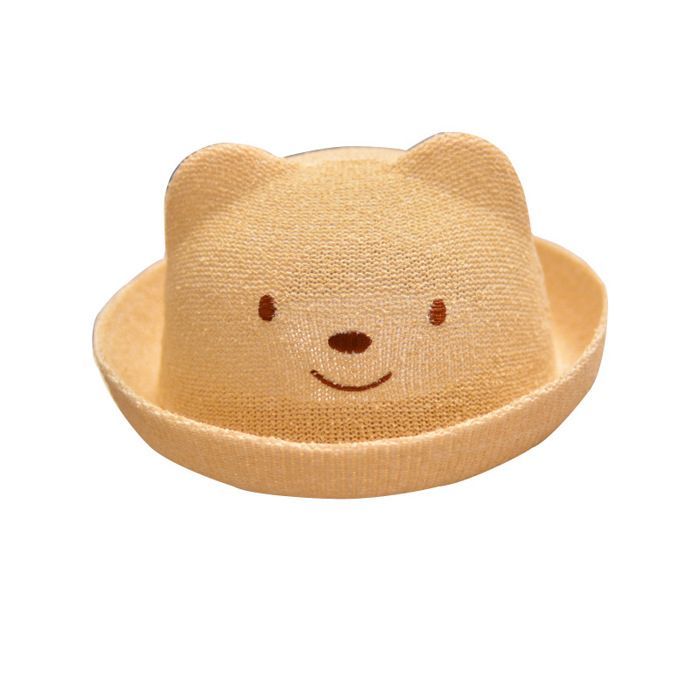 FUNMOON Sombrero Panamá de paja con dibujos animados para niños - 577011