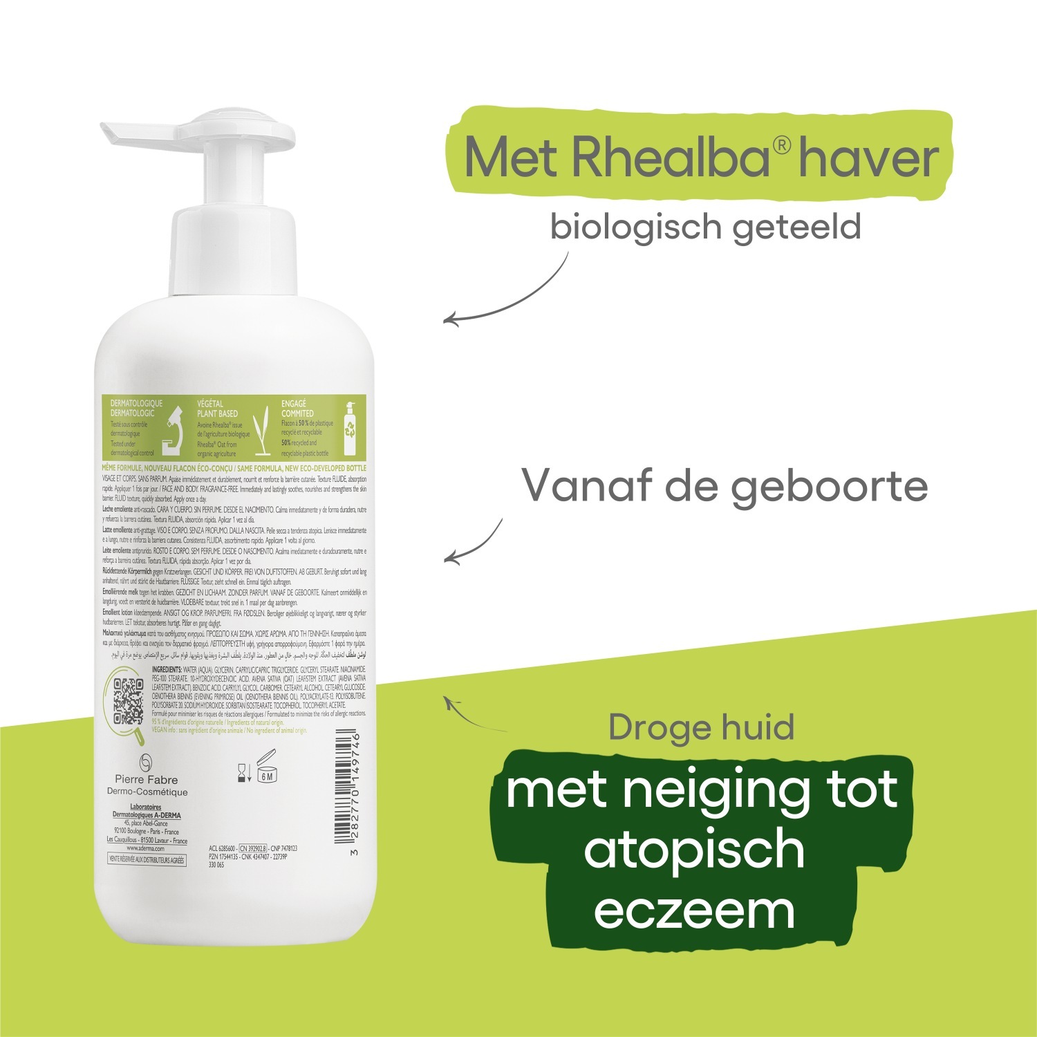 A-DERMA Exomega Control losion za tijelo – 400 ml