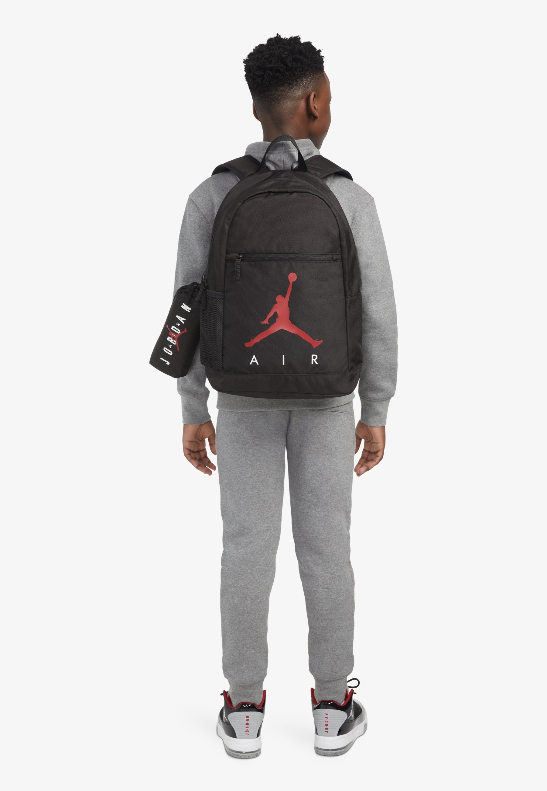 Jordan AIR SCHOOL RUGZAK UNISEX SET - Pennenbakje - zwart