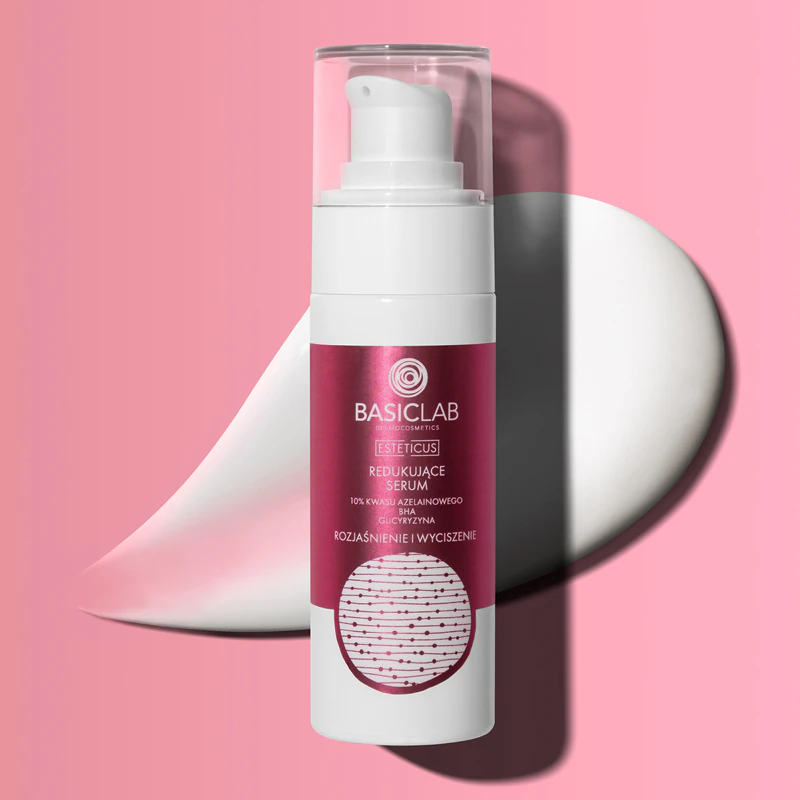 Sérum BasicLab Dermocosmetics Esteticus redukuje cievky a začervenanie pokožky