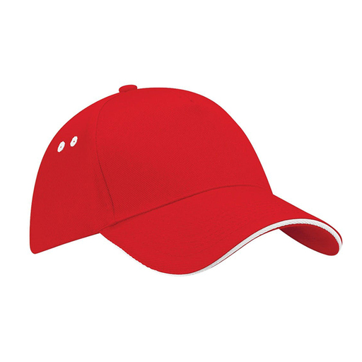  Gorra/visera Deportiva Beechfield Ultimate Sandwich 100% Algodón.