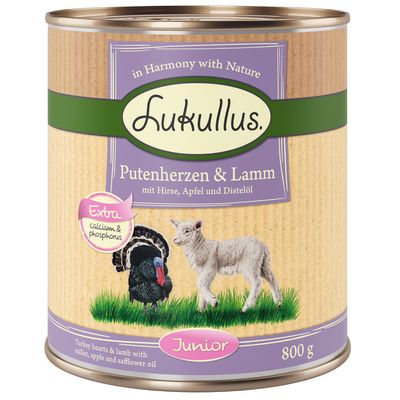 Lukullus Junior kalkkunansydämet ja lammas