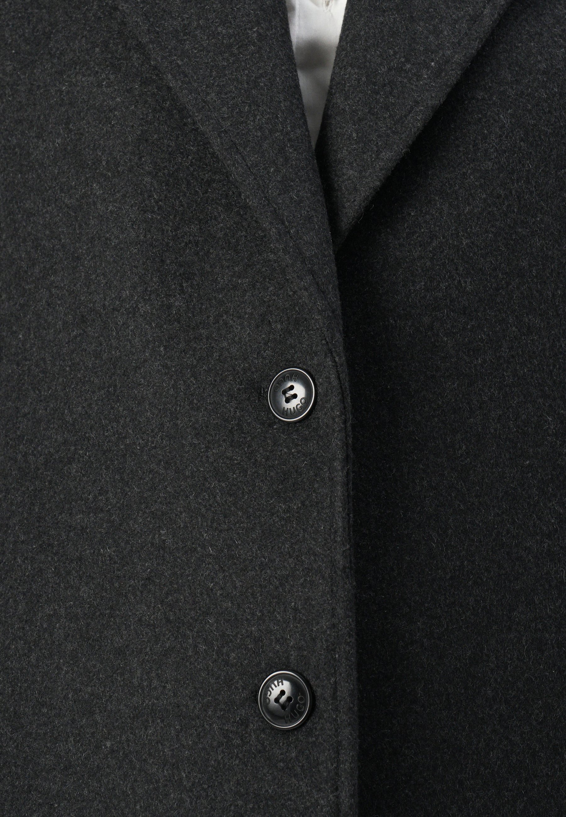 HUGO MILEHE - Cappotto classico - grigio scuro