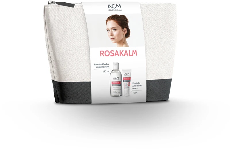 ACM Rosakalm dāvanu komplekts Ziemassvētku dāvanu komplekts jutīgai ādai, kurai ir tendence uz krāsas maiņu