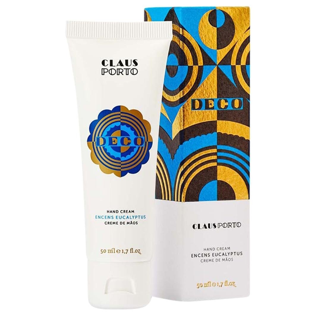 Claus Porto Deco Ences rankų kremas su eukalipto aromatu, 50 ml