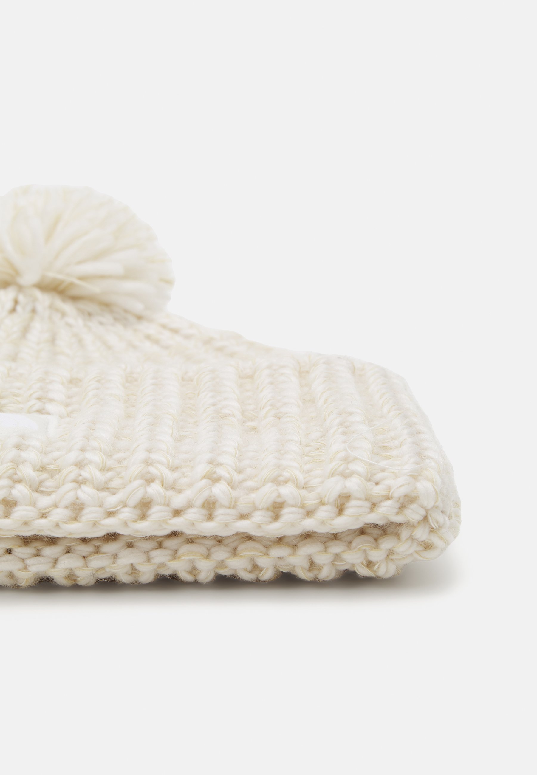 The North Face COZY CHUNKY CABIN BEANIE UNISEX - Pipo - gardenia white/gravel/khaki stone