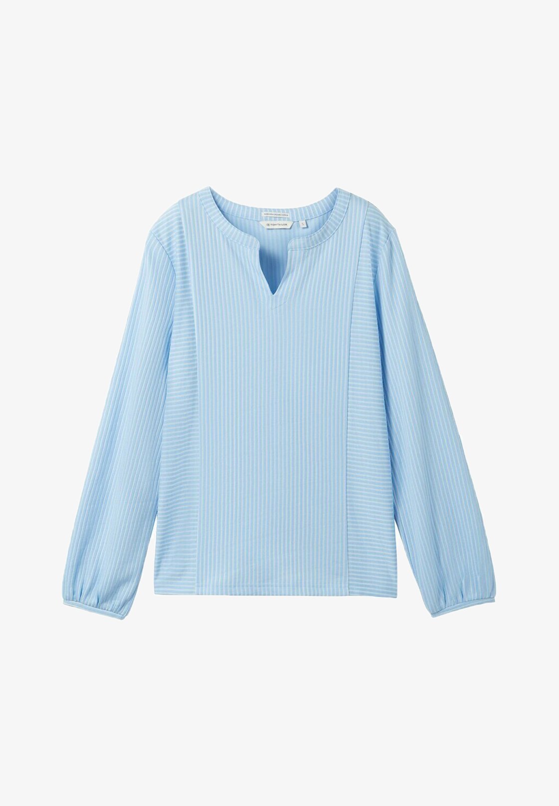 TOM TAILOR Blouse - blauw-wit dunne streep