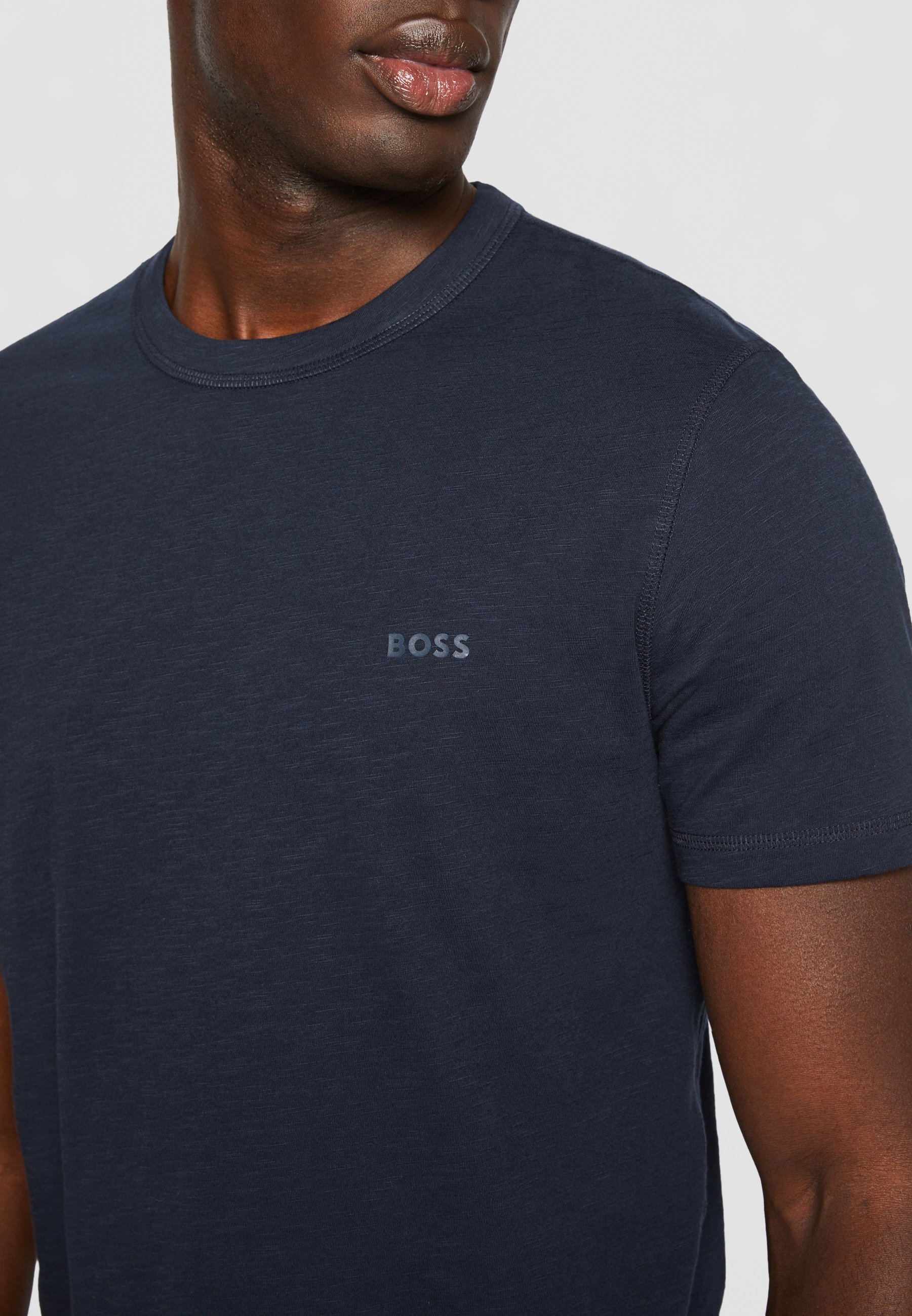 BOSS TEGOOD - Basic T-Shirt - Dunkelblau