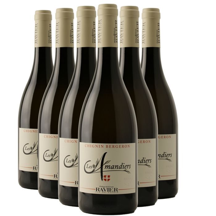 Philippe and Sylvain Ravier Vin de Savoie Chignin Bergeron Les Amandiers 2024 - White Wine from Savoie - Bugey (6x75cl)