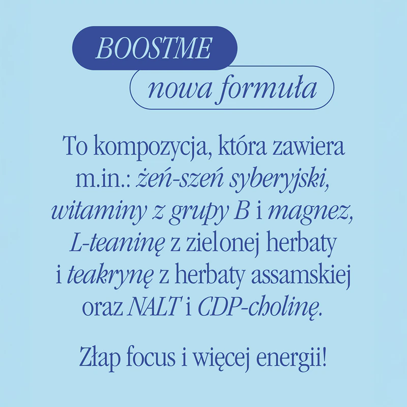 Cápsulas de suplemento alimentar Health Labs Care BoostMe para garantir o equilíbrio mental e físico.