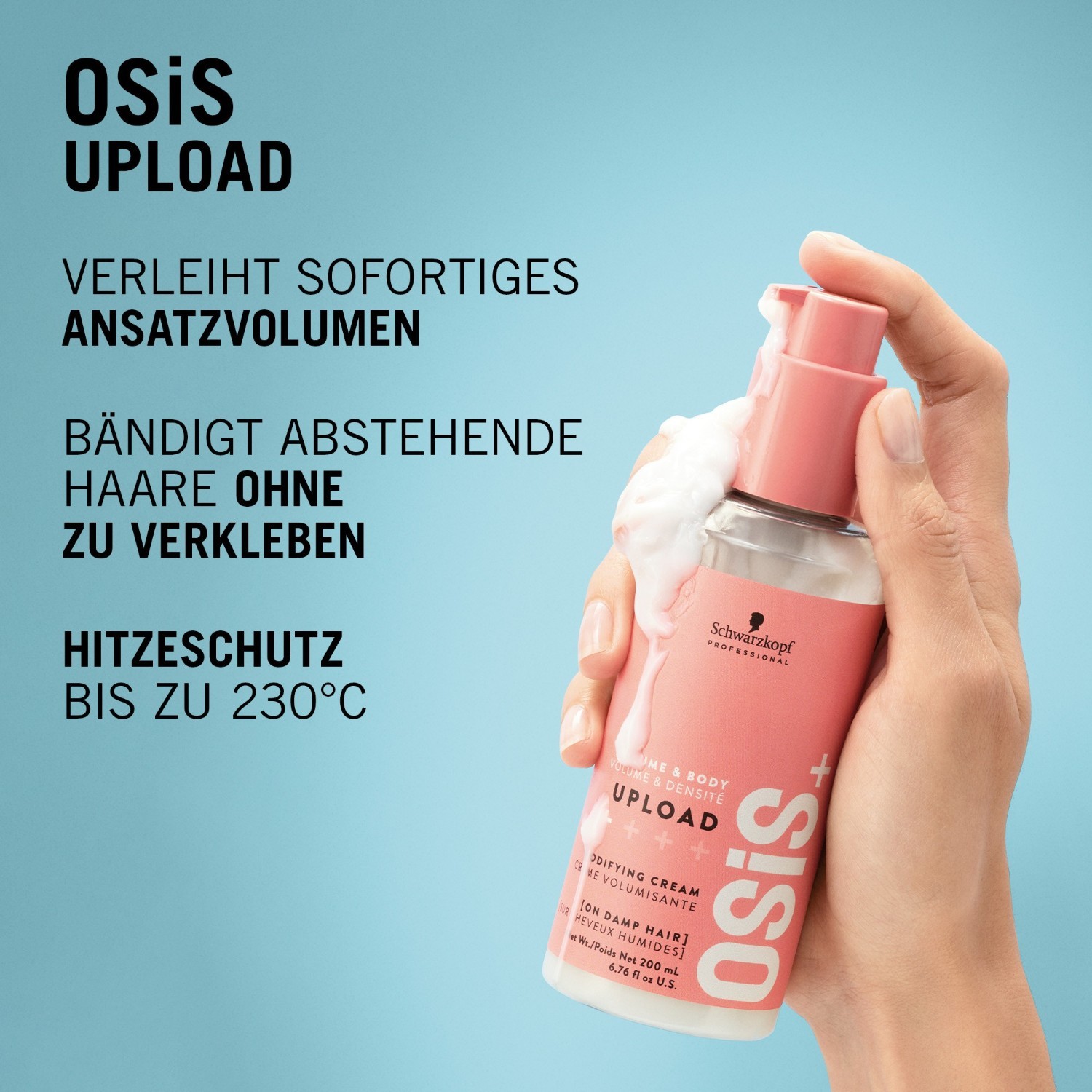 Schwarzkopf profesionalna krema za kosu OSiS+ Volumen i punoća - 200 ml