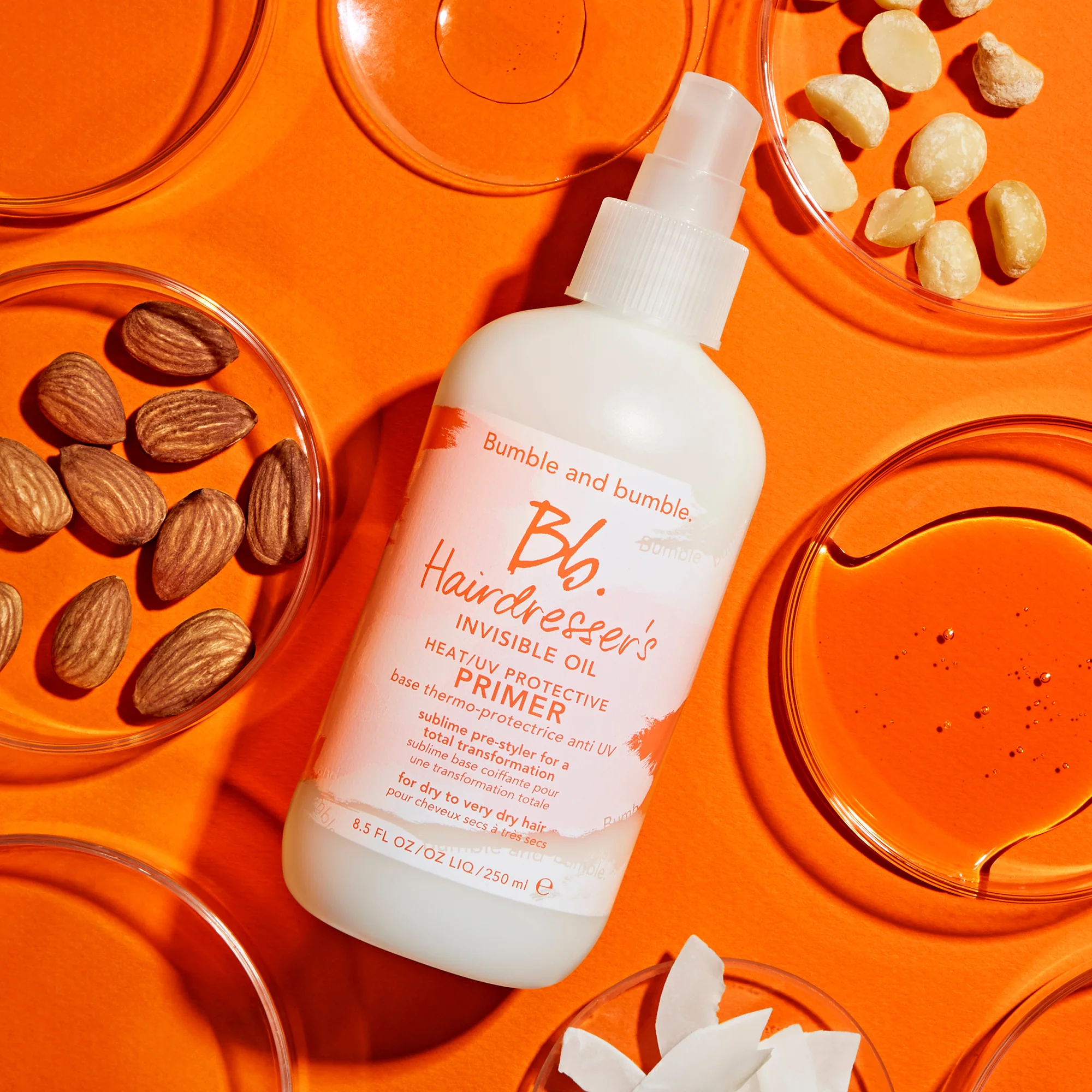 Hairdresser's Invisible Oil Heat/UV Protective Primer - Spray Capelli Styling & Finish, Spray Termo Protettivo