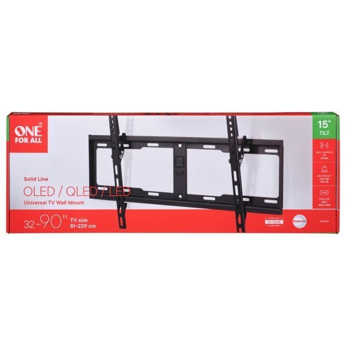 ONE FOR ALL WM4621 Neigbare Wandhalterung für Bildschirme von 81 bis 229 cm (32 bis 90 Zoll) - Maximalgewicht: 100 kg
