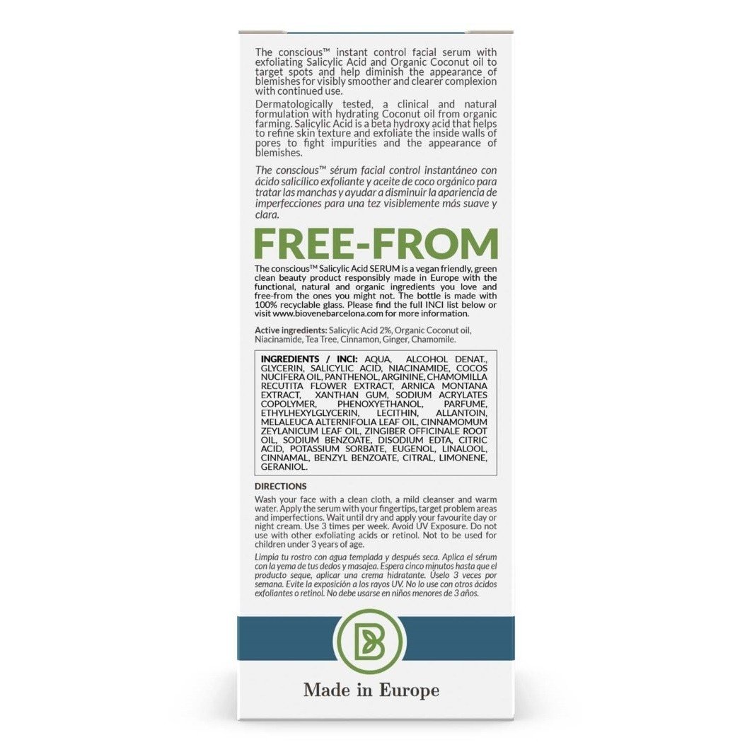 Theconscious™ Serum protiv nepravilnosti sa salicilnom kiselinom – 30 ml