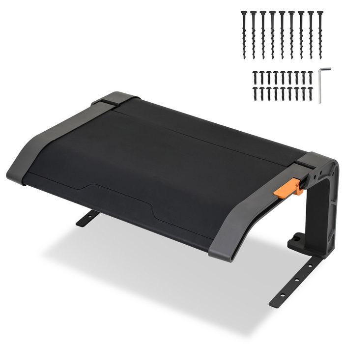 Garaje para cortacésped Yaskilosiu 72x56x36 cm Garaje Gris/Negro Techo abatible Estructura de acero negro GARAJE