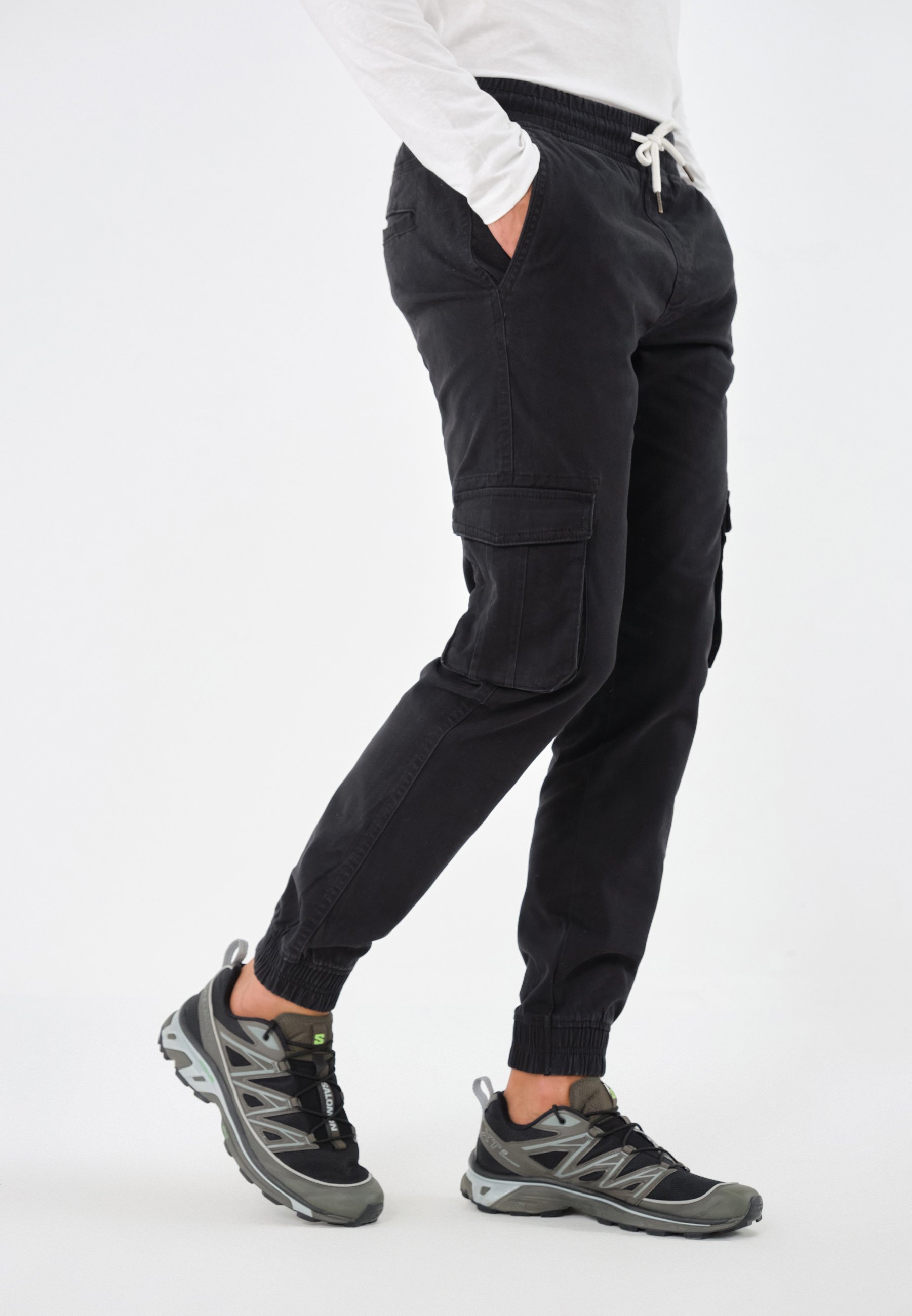 Pantalon cargo Pier One - noir