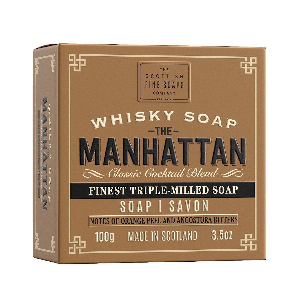 Scottish Fine Soaps Manhetenas kokteiļu ziepes roku ziepēm - 100g