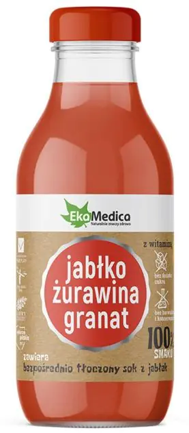 EkaMedica Żurawina-Granat Sok