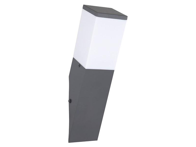 Kinkiet zewnętrzny Herii 33 cm stalowy szary