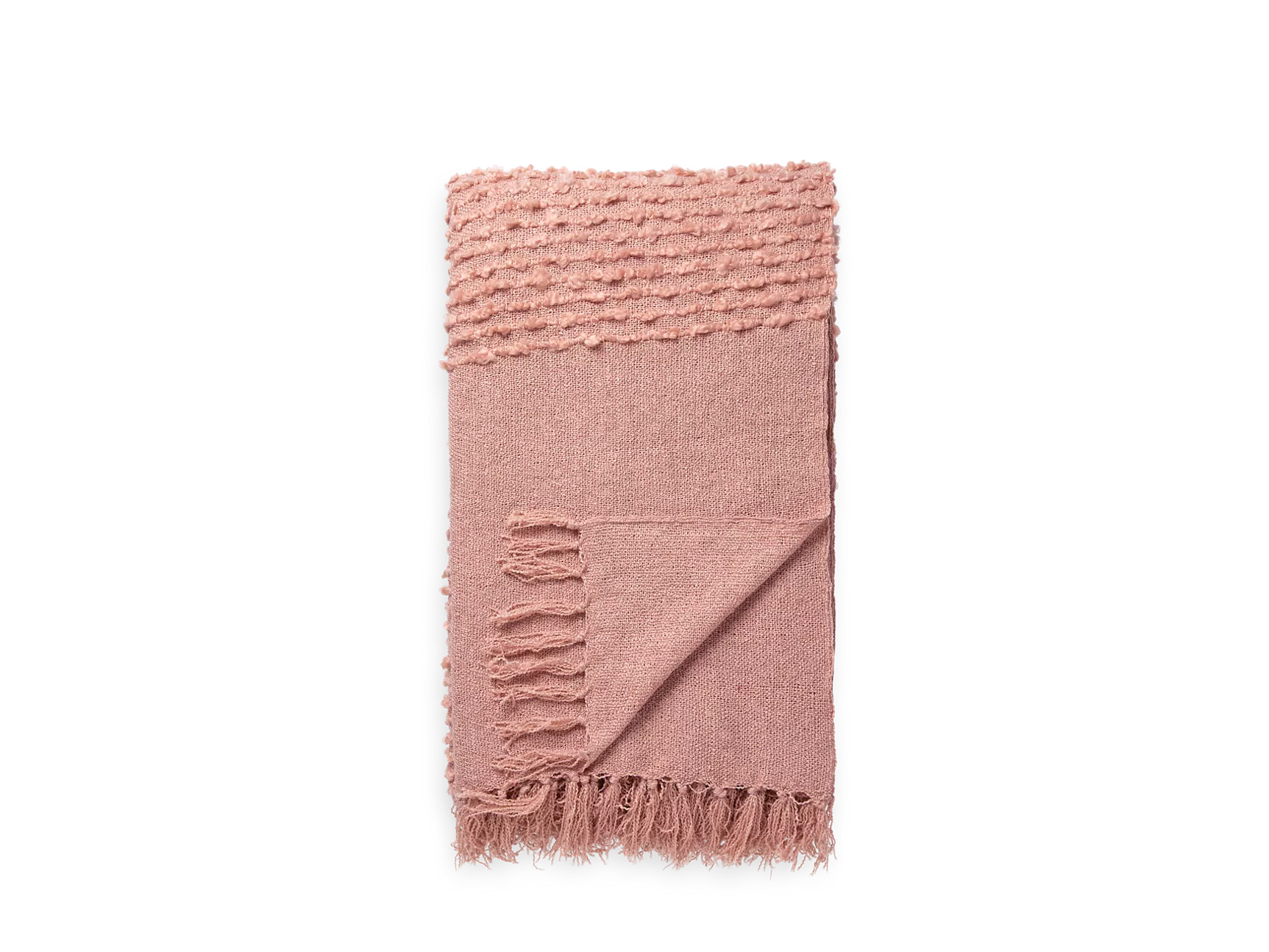 Colcha Berbura 150 x 250 cm Rosa pálido