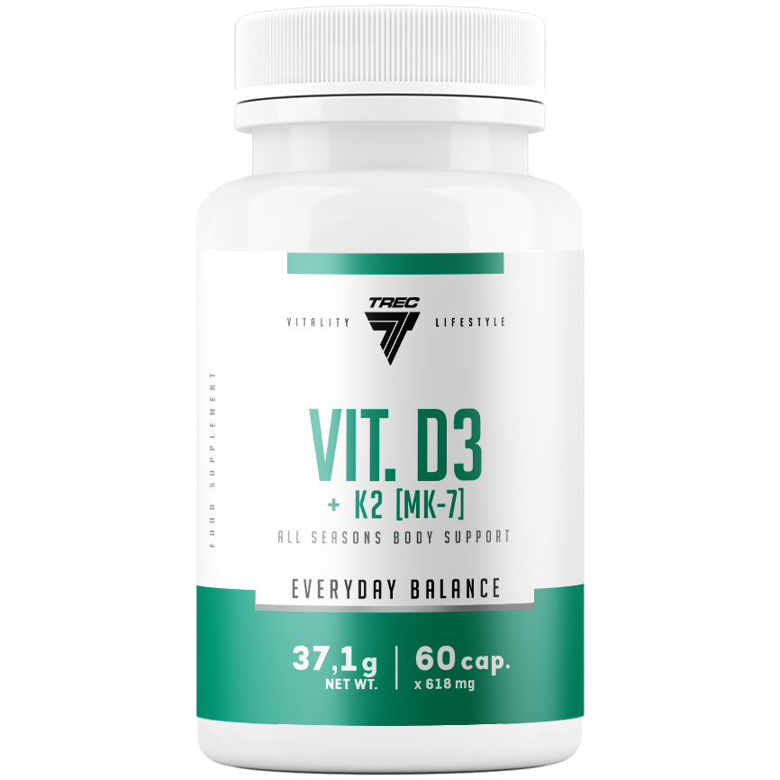 Trec Vitality Vitamina D3+K2 (MK-7)