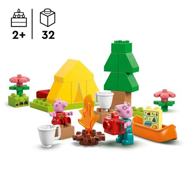 LEGO DUPLO Peppa Pig 10452 Kempinga brauciens