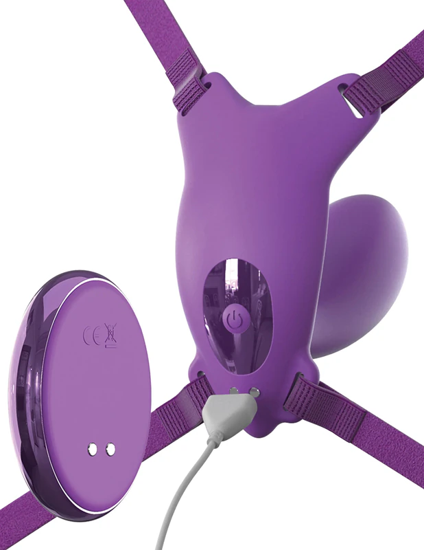 Pipedream Fantasy: Calcinha com vibrador e alça para estimulação do ponto G.