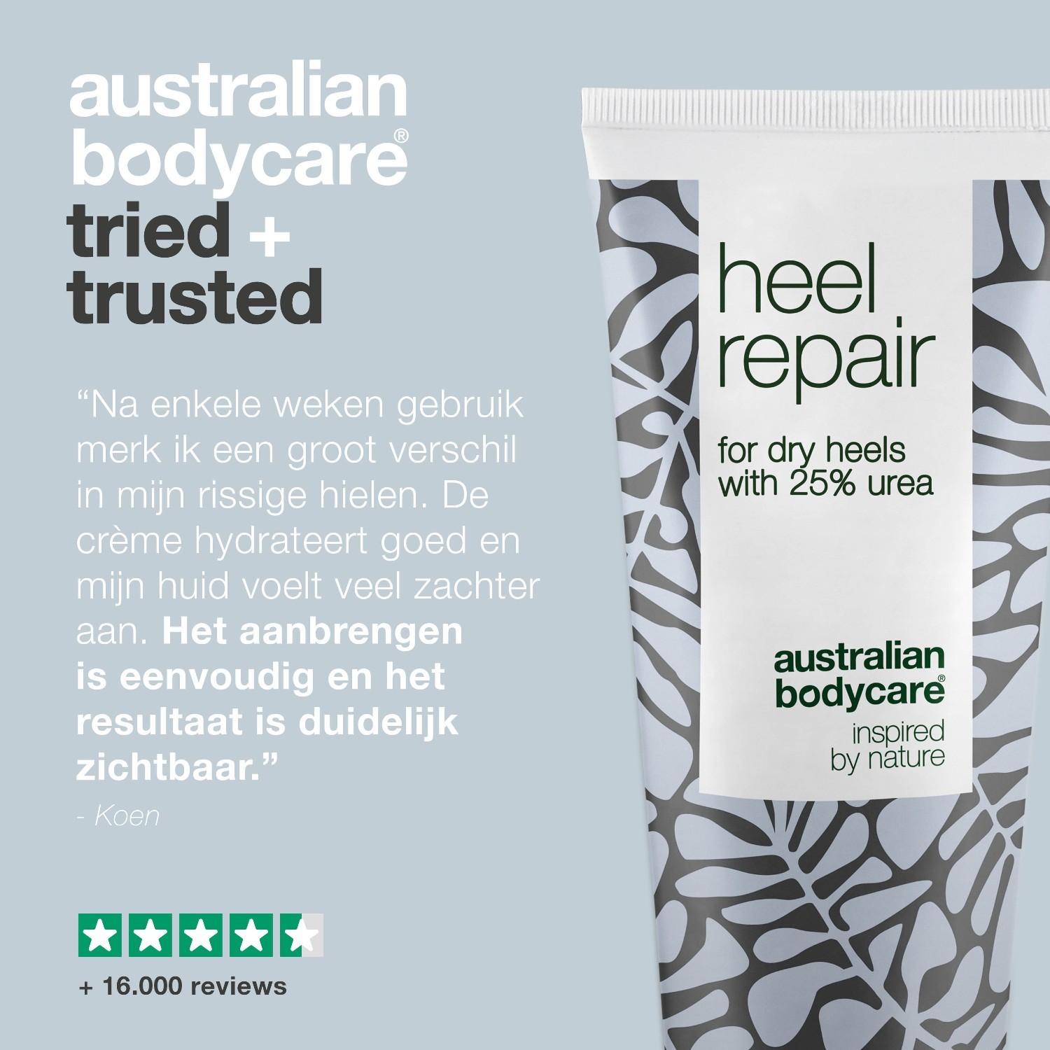„Australian Bodycare“ pėdų kremas kulnams atkurti, 100 ml