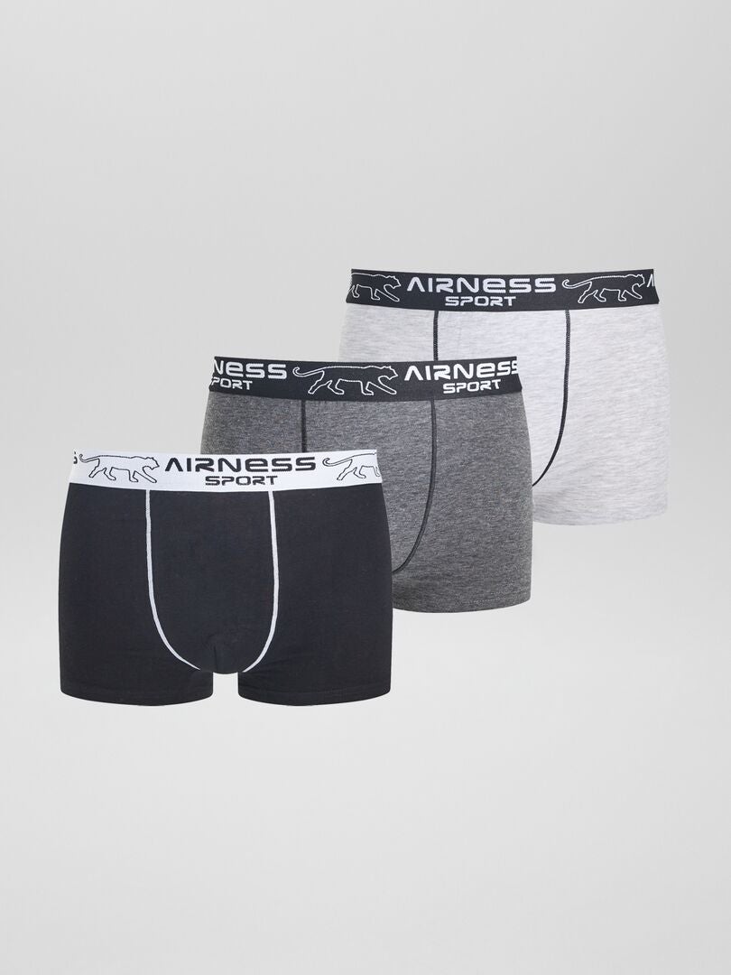 Set van 3 'Airness' boxershorts - GRIJS