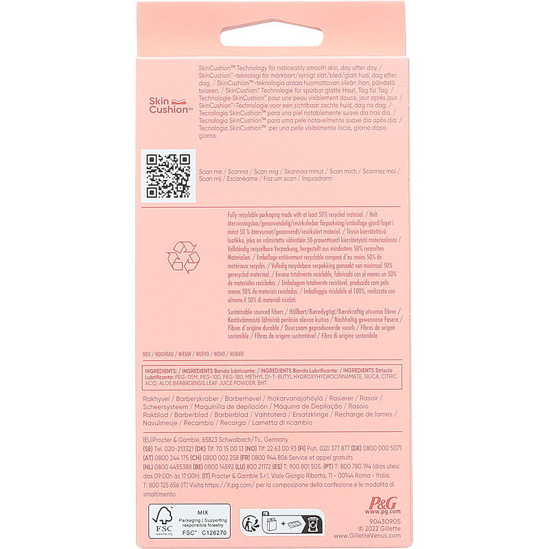 Gillette Venus Smooth Sensitive rakhyvel