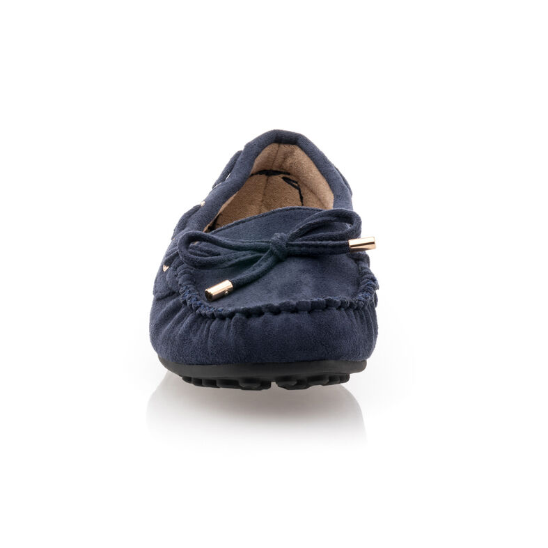 Blaue Damen-Loafer/Bootsschuhe
