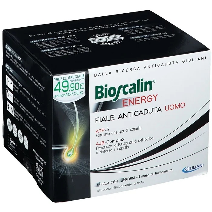 BIOSCALIN Bioscalin Energie tegen haaruitval voor mannen PROMOTIE 10 flessen