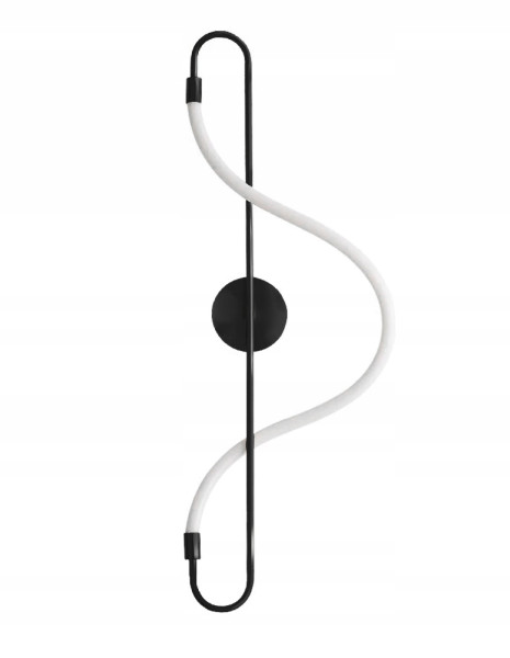 Kinkiet Lampa Ścienna Long Black Lina Led