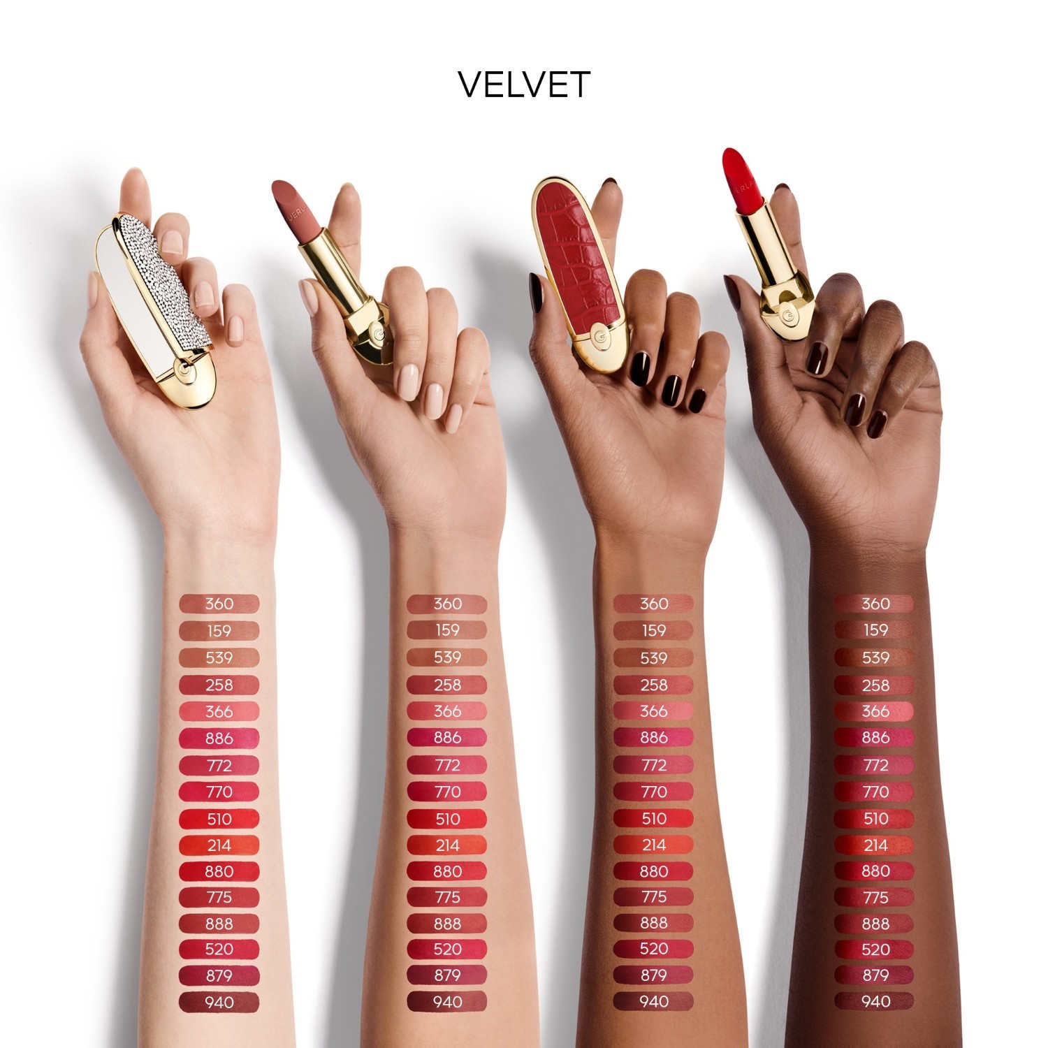 Guerlain lūpų dažai Rouge G Luxurious Velvet - 3,5 g