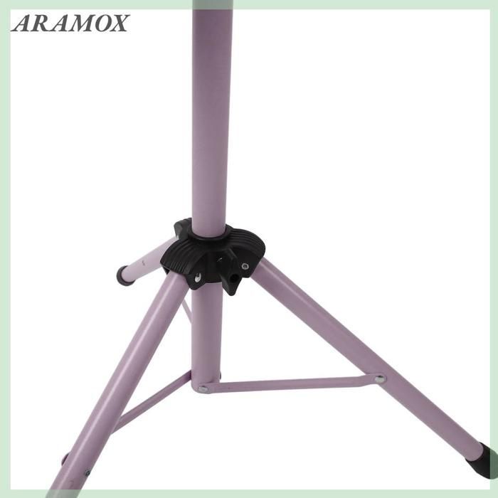 Atril para partituras ARAMOX plegable y profesional para guitarra, soporte para música, color morado.