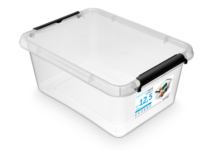 Pojemnik do przechowywania Simple 12,5 l transparentny