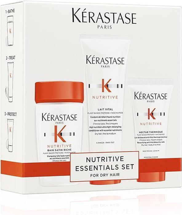 Set scoperta nutriente Kérastase per capelli fini e secchi - Formato: Shampoo 80ml + Latte 75ml + Nettare 50ml