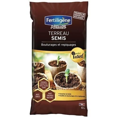 Seedling Soil - FERTILIGENE - Hilling and Transplanting - Suitable for Organic Farming - 6L