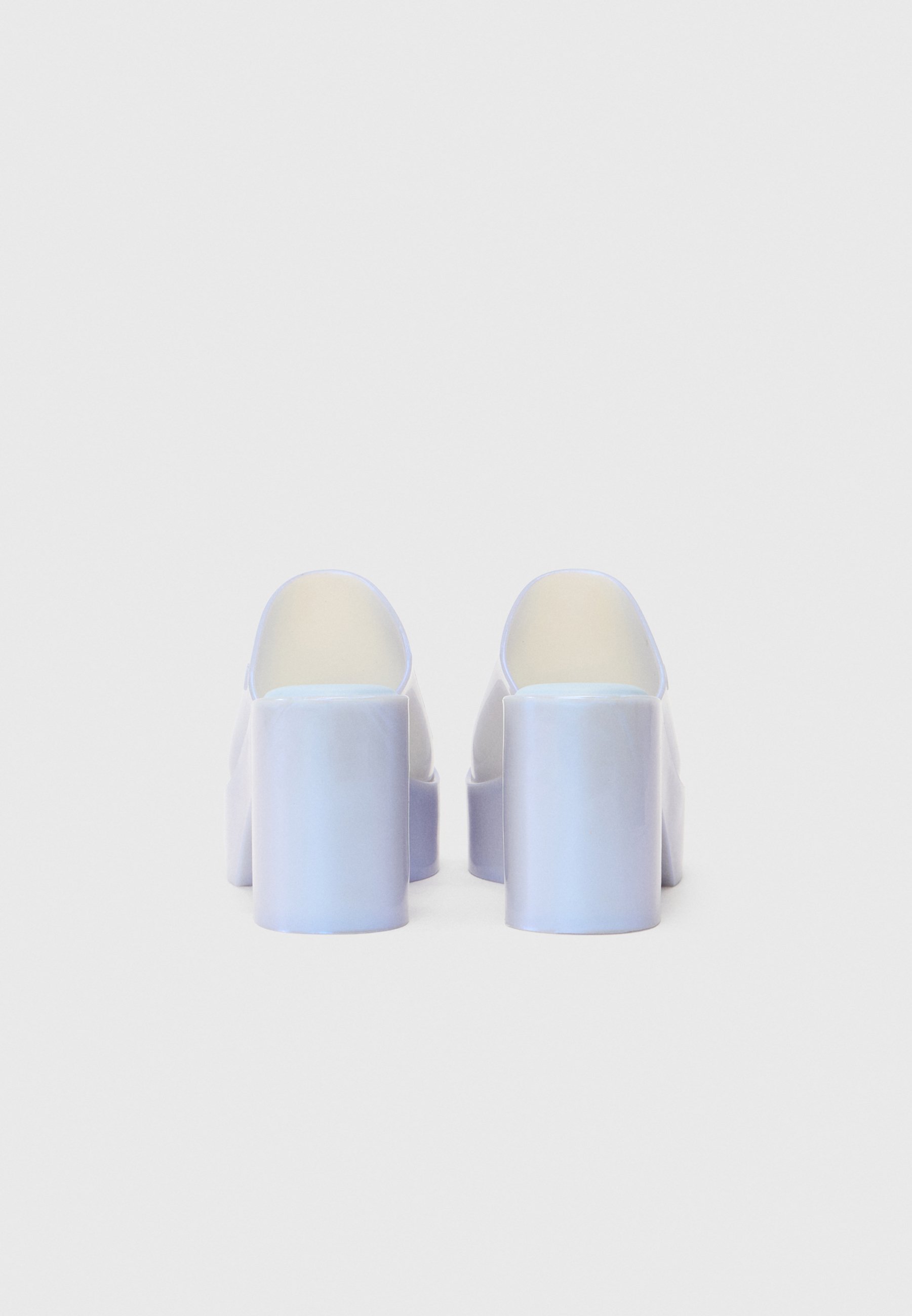 Melissa HYPE - Muiltjes met hak - parelblauw